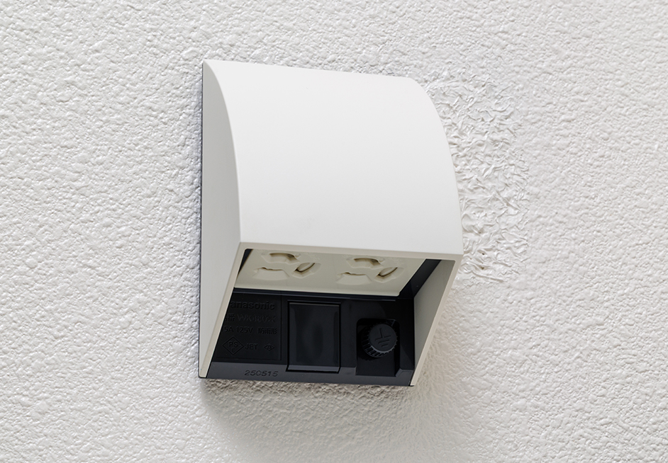 防水コンセント