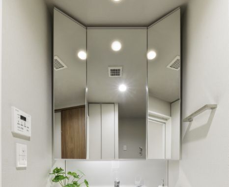 3面鏡/3面鏡裏収納