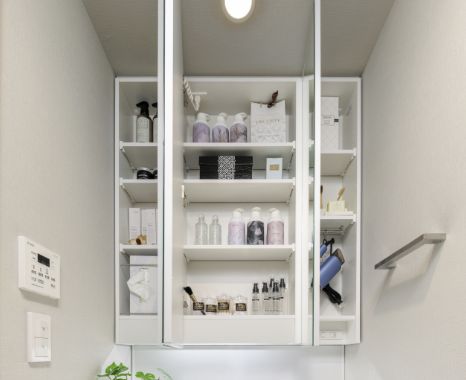 人工大理石一体型カウンター